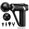pistolet de massage dos noir 4 tetes