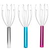appareil massage tête migraine gris bleu rose